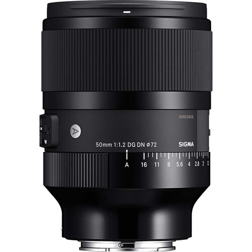 עדשה Sigma 50mm f/1.2 DG DN Art למצלמות Sony - יבואן רשמי