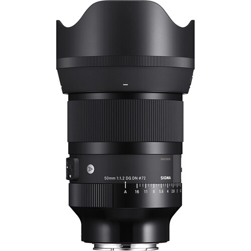 עדשה Sigma 50mm f/1.2 DG DN Art למצלמות Sony - יבואן רשמי