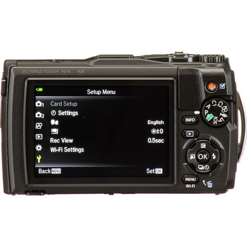 Olympus OM SYSTEM Tough TG-6 מצלמה דיגיטלית לתנאי שטח