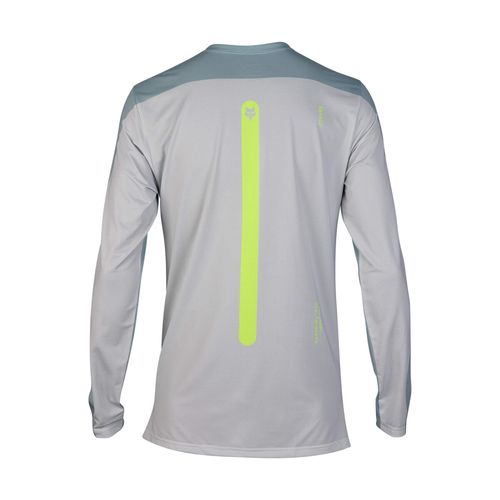 חולצת אופניים ארוכה פלקסאייר אפור / צהוב - FLEXAIR LS JERSEY AVIATION V24