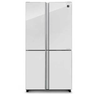 מקרר 4 דלתות 532 ליטר Sharp SJ-8590-WH זכוכית לבנה שארפ