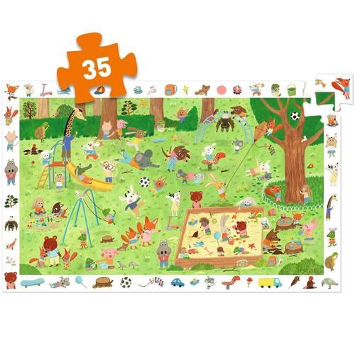 פאזל מסגרת 35 חלקים - גינת משחק 