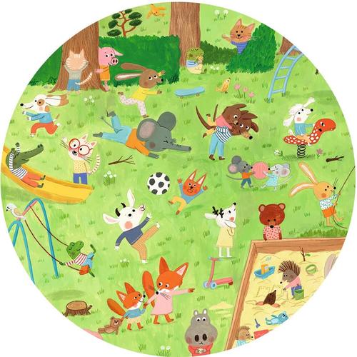 פאזל מסגרת 35 חלקים - גינת משחק 