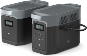 קיט תחנת כוח ניידת DELTA2MAX + תא הרחבה דגם DELTA 2 MAX1EB יצרן ECOFLOW