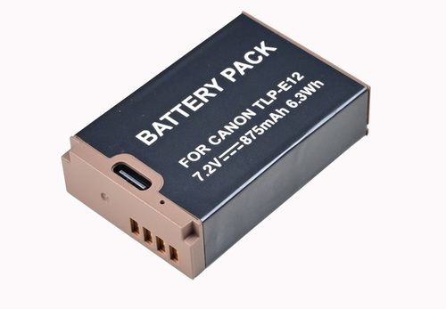 סוללה חליפית Canon lp-e12 with usb-c