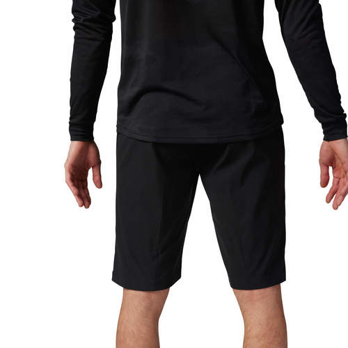 מכנס רכיבה קצר פוקס שחור עם ריפוד פריק - FOX RACING RANGER SHORT W LINER V24