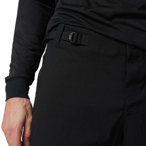 מכנס רכיבה קצר פוקס שחור עם ריפוד פריק - FOX RACING RANGER SHORT W LINER V24