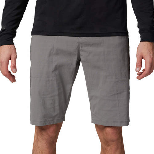 מכנס רכיבה קצר פוקס אפור עם ריפוד פריק - FOX RACING RANGER SHORT W LINER V24