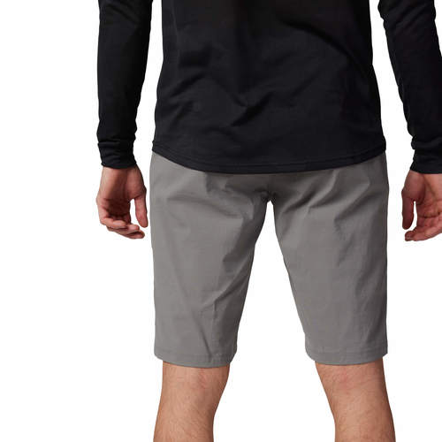 מכנס רכיבה קצר פוקס אפור עם ריפוד פריק - FOX RACING RANGER SHORT W LINER V24