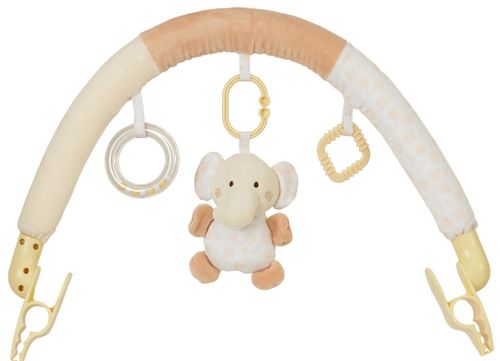 קשת פעילות לעגלה או טיולון עם חיבור מהיר - פיל שמנת