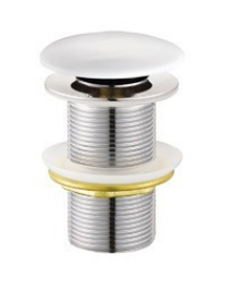 ונטיל לחיצה פופ אפ לבן עשוי BRASS מק