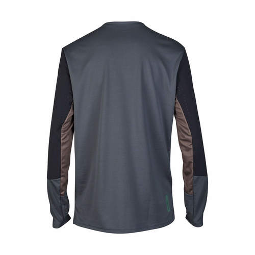 חולצת רכיבה ארוכה פוקס אפור - FOX RACING DEFEND LS JERSEY V24 