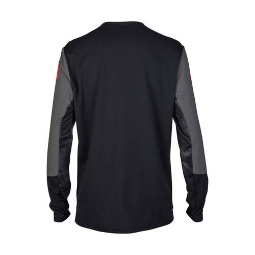 חולצת רכיבה ארוכה פוקס שחור - FOX RACING DEFEND LS JERSEY TAUNT V24