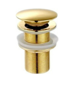 ונטיל לחיצה פופ אפ זהב מט עשוי BRASS מק"ט 6645G 