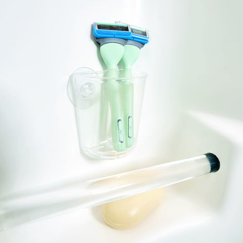 כוס שקופה ואקום suction cup