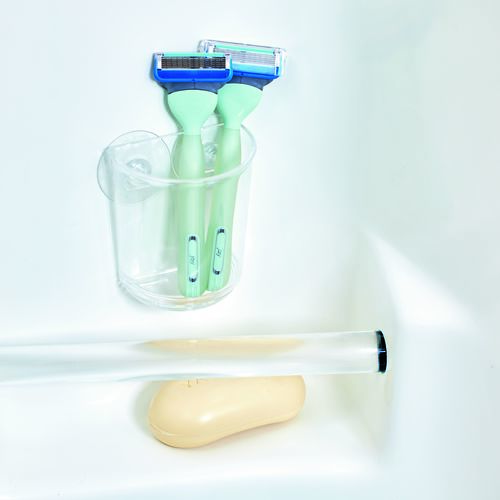 כוס שקופה ואקום suction cup