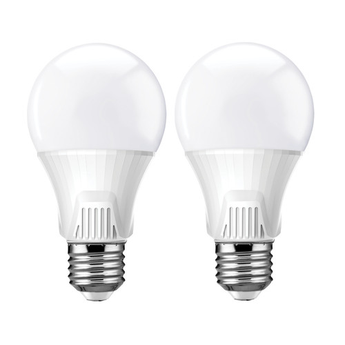 זוג נורות לד A60 ליבון 10W הברגה E27 אור חם 