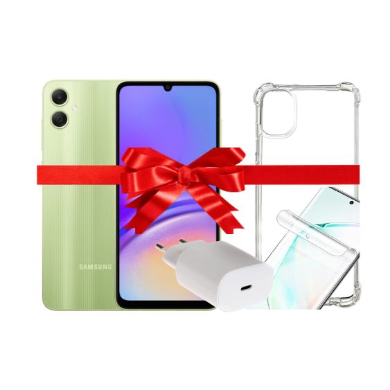 טלפון סלולרי Samsung Galaxy A05 SM-A055F/DS 64GB 4GB RAM סמסונג 24 חודשי אחריות גט סל מבית פרטנר + הקלטת שיחות מובנה