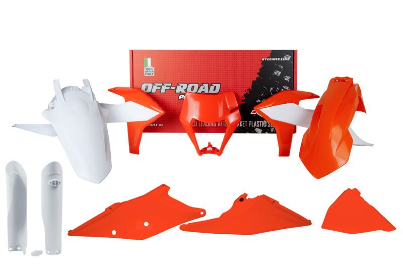 קיט פלסטיקה RACETECH KTM EXC/EXCF125-500 20-23 כת/לב