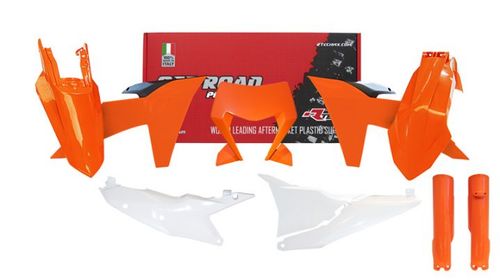 קיט פלסטיקה RACETECH KTM EXC/EXCF 150-500 24-25 כת/לב