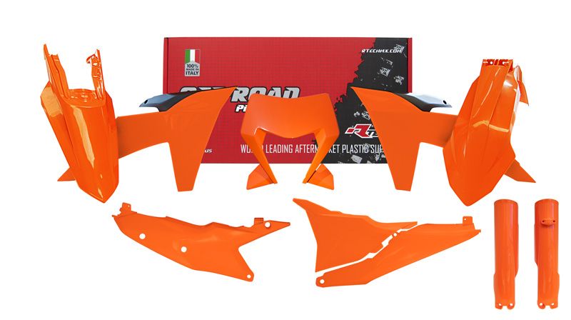 קיט פלסטיקה RACETECH KTM EXC/EXCF 150-500 24-25 כתום