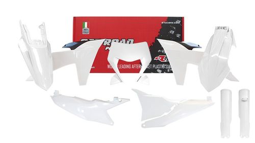 קיט פלסטיקה RACETECH KTM EXC/EXCF 150-500 24-25 לבן