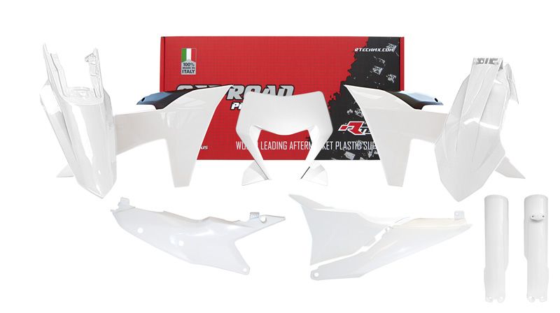 קיט פלסטיקה RACETECH KTM EXC/EXCF 150-500 24-25 לבן