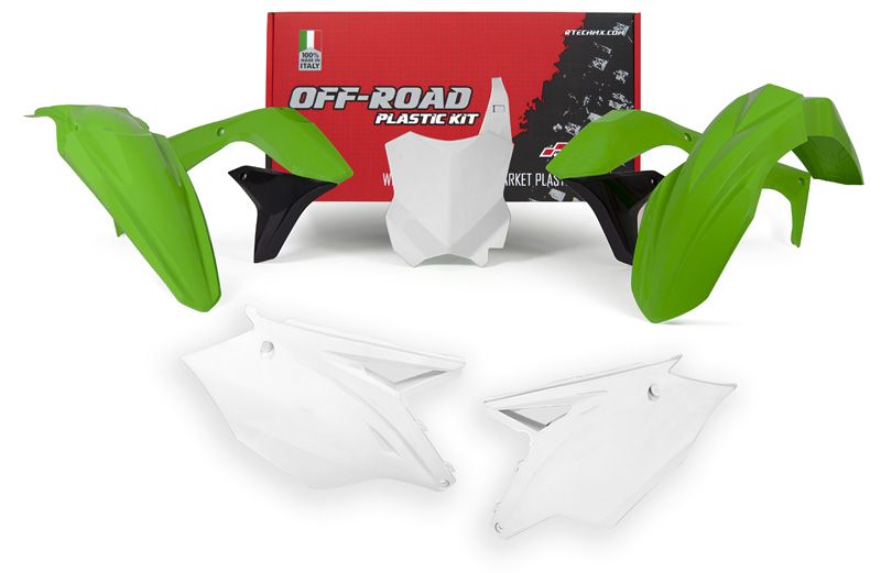 סט פלסטיקה מלא לאופנוע קווסאקי - RACETECH PLATSIC KIT KAWASAKI KXF450 2016-2018