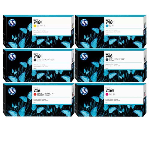 סט דיו מקורי שלם HP 764 300-ml