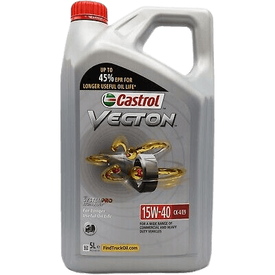 ‏שמן מנוע Castrol Vecton 15W-40 CK-4/E9 | ‏5 ליטר