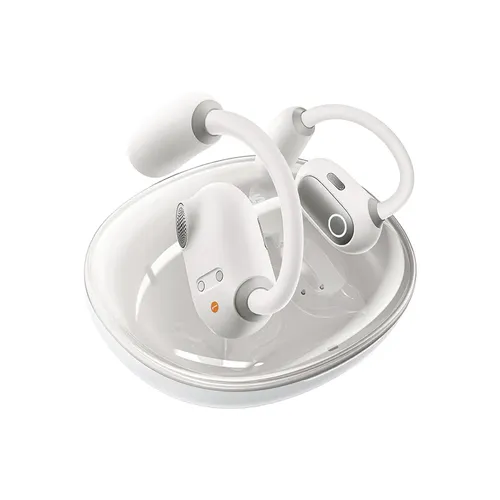 אוזניות Baseus Eli Sport 1 Open-Ear TWS Earbuds True Wireless - צבע לבן