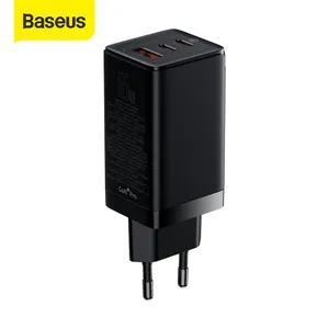 מטען מהיר Baseus GaN5 Pro 3 Ports Fast Charger 65W