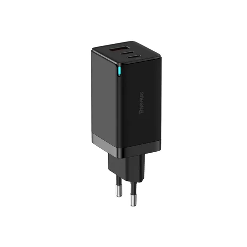 מטען מהיר Baseus GaN5 Pro 3 Ports Fast Charger 65W