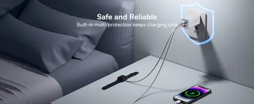 מטען מהיר Baseus GaN5 Pro 3 Ports Fast Charger 65W