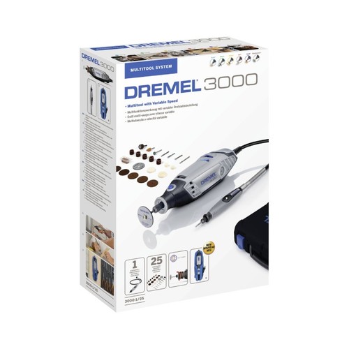 מולטיטול Dremel סדרה 3000 עם 25 אביזרים דגם 3000JP