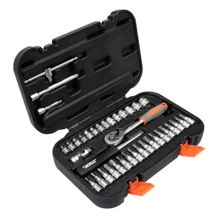 סט בוקסות 1/4" 38 יחידות Sthor