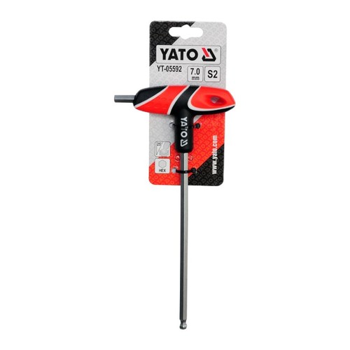 ידית אלן T כדורי Yato במידה 7 מ