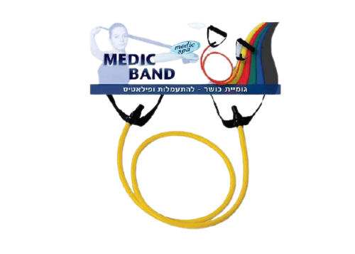 גומיית כושר מדיק בנד (קל) - להתעמלות ופילאטיס | medic spa מדיק ספא | Medic Spa