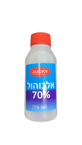 אלכוהול | 70 אחוז | מכיל 100 מ
