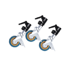 סט גלגלים לחצובת סי-סטנד 75mm Fotobest C-Stand Wheels