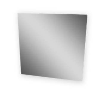 מראה מרחפת מרובעת 50x50 ס"מ