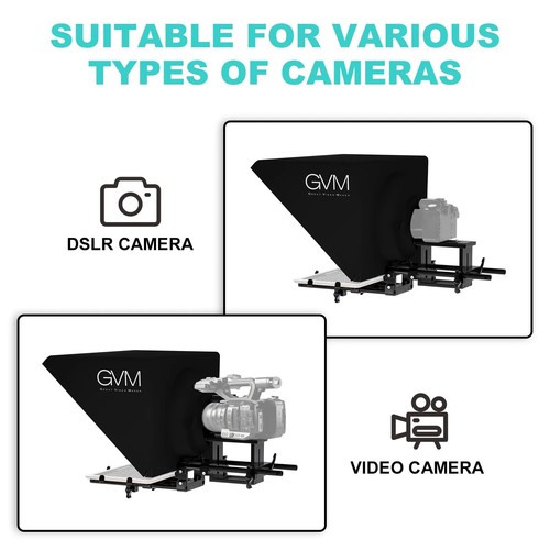 טלפרומפטר עם שלט רחוק GVM TQ-L