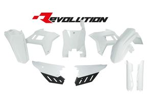 קיט פלסטיקה מלא לאופנועי הונדה ריסטק לבן - RACETECH HONDA CRF 21-23 