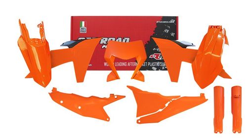 קיט פלסטיקה לאופנועי קטמ ריסטק כתום - RACETECH KTM EXC 24 