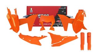 קיט פלסטיקה לאופנועי קטמ ריסטק כתום - RACETECH KTM EXC 24 