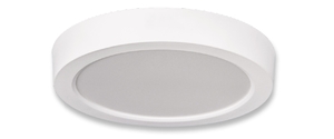 פאנל לד עגול צמוד תקרה 12W עם מפסק לבחירת גוון (CCT) אור חם 3000K| אור ביניים 4000K| אור לבן 6500K גוף לבן EUROLUX