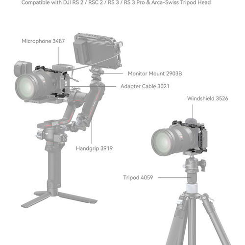 כלוב ייעודי למצלמת SmallRig 4256 Sony ZV-E1