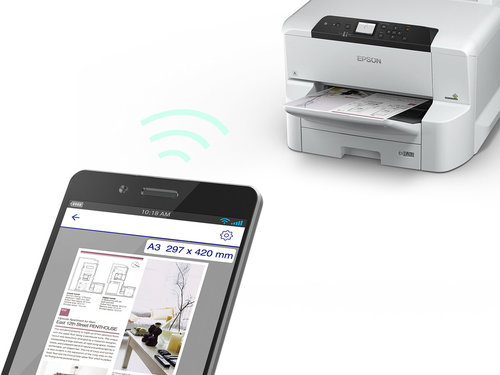 מדפסת ‏צבע Epson WorkForce Pro WF-C8190DW A3 