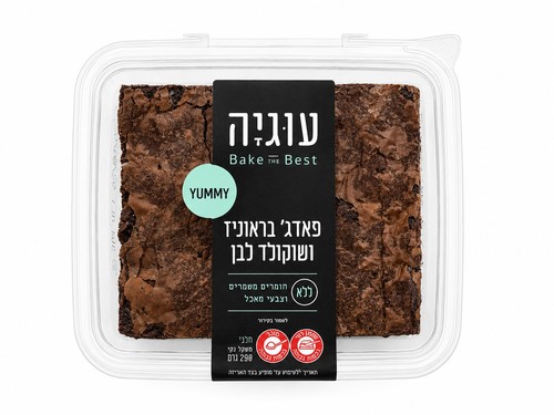 פאדג' בראוניז ושוקולד לבן - עוגיה