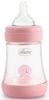 בקבוק לתינוק פרפקט 5 Perfect עם תחתית נושמת להפחתת גזים 150 מ"ל זרימה איטית - ורוד
